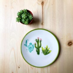 Kaktus Seramik Tatlı Tabağı 15,5 cm